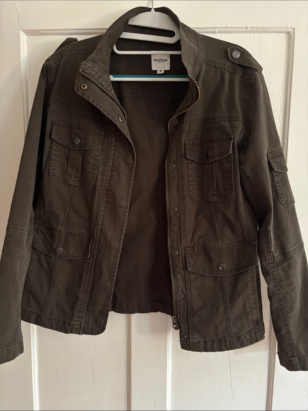 Kensie Olive Green Utility Field Jacket